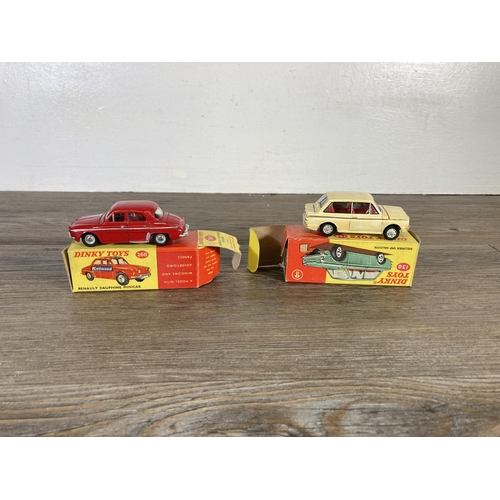 215 - Two boxed Dinky diecast model vehicles, one no. 138 and one no. 268