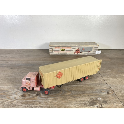 217 - A boxed Dinky Supertoys no. 948 McLean tractor trailer