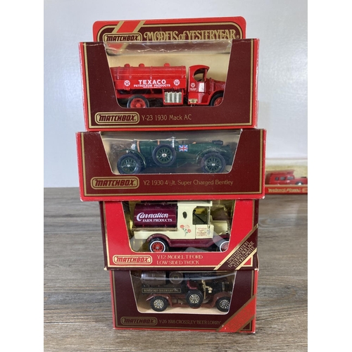 227 - Twelve boxed Matchbox Models of Yesteryear diecast model vehicles and sets