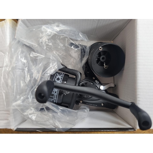 661 - Two boxed Linea Effe All Black baitrunner fishing reels