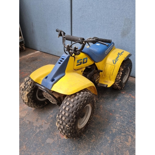 687 - A Suzuki 50cc quad bike