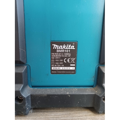 559 - A Makita BMR101 DAB/FM site radio