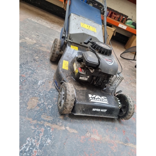 747 - A Mac Allister MPRM46SP lawnmower with Briggs & Stratton 450 series petrol engine