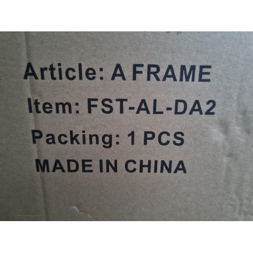 767 - A boxed 'A' frame display stand