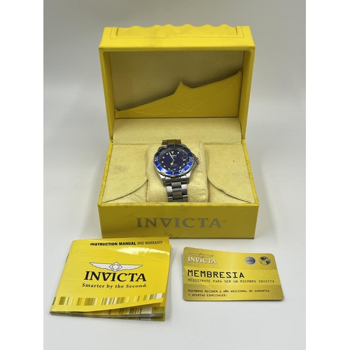 1183 - A boxed Invicta Pro Diver Professional cal. NH35A automatic 42mm men's wristwatch with instruction m... 