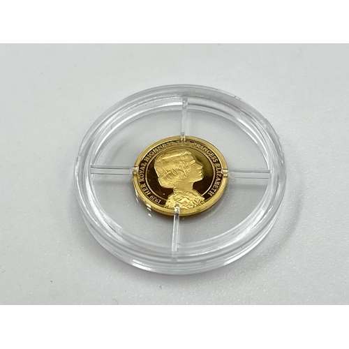 1240 - A 2012 The Queen's Diamond Jubilee 14ct gold coin