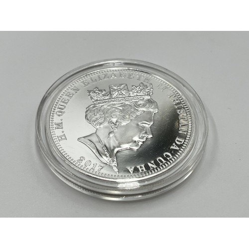 1237 - Five collector's coins to include the Royal Mint George & the Dragon 2013 UK £20 fine silver coin, L... 