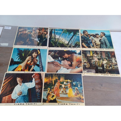 633 - A collection of lobby cards to include The League of Gentleman eight card set, Tiara Tahiti eight ca... 