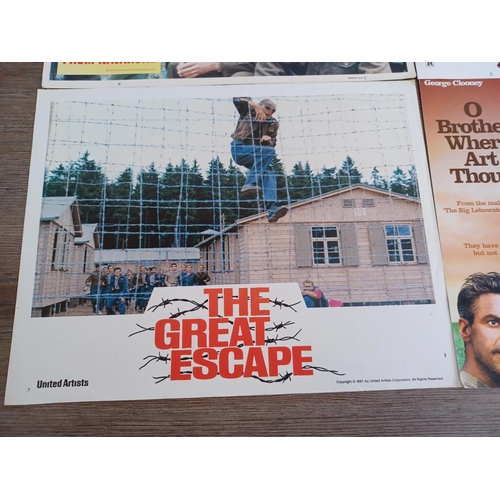 636 - A collection of lobby cards to include Force 10 From Navarone, The Great Escape, Apocalypse Now etc.