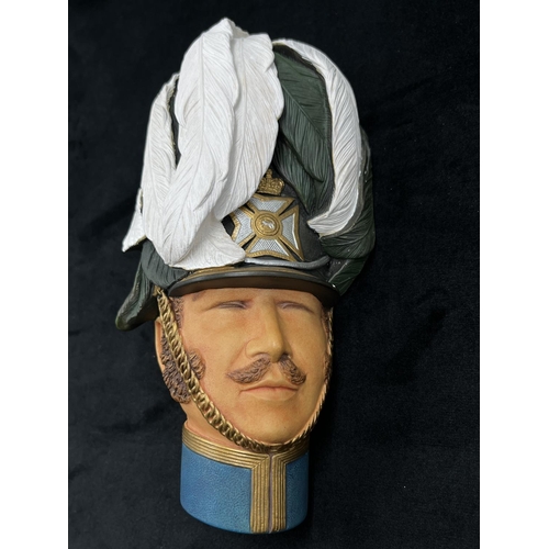 116 - A Bossons Second Series Military Masks complete collection chalkware head wall mask set comprising B... 