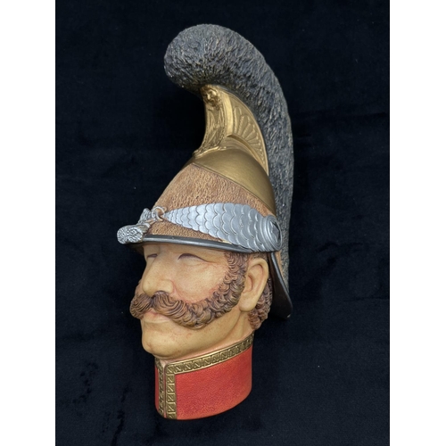 116 - A Bossons Second Series Military Masks complete collection chalkware head wall mask set comprising B... 