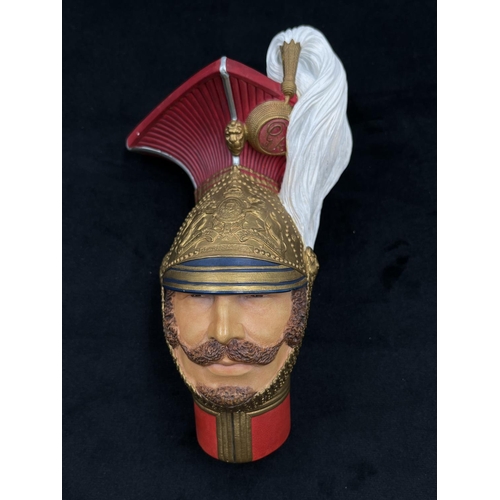 116 - A Bossons Second Series Military Masks complete collection chalkware head wall mask set comprising B... 