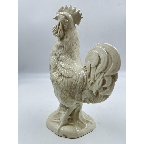 33 - A Bossons Cockerel ceramic figurine with certificate of authenticity - approx. 34cm high