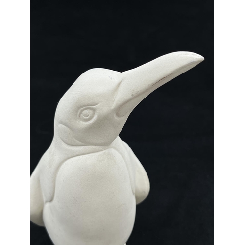 38 - Four Bossons Briar Rose collection unpainted animal figurines comprising Toucan, Penguin, Pelican an... 