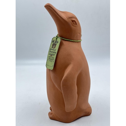 47 - A Bossons De Milo Garden and Conservatory terracotta penguin figurine - approx. 25cm high