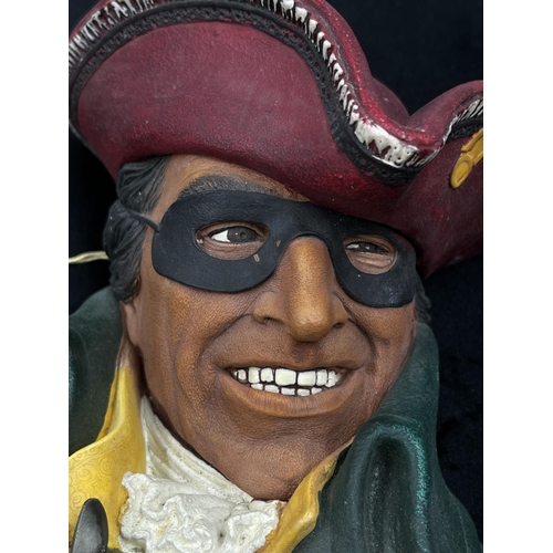 59 - A Bossons The Highwayman chalkware head wall mask - approx. 23cm high x 19cm wide