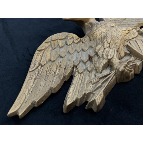 69 - A Bossons Griffin bronze painted plaster wall plaque believed to have been commissioned by Governmen... 