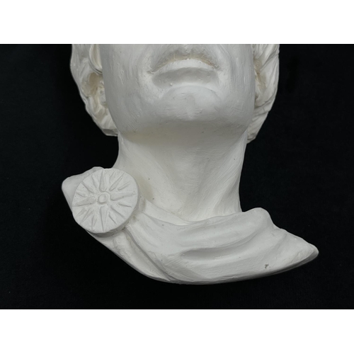 70 - A Bossons Alexander The Great unpainted unproduced prototype chalkware head wall mask with certifica... 