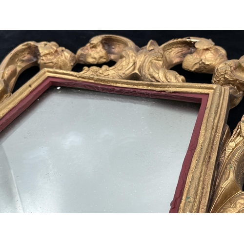 8 - A Bossons Fraser Art Baroque PVC wall mirror with certificate of authenticity - approx. 49cm high x ... 