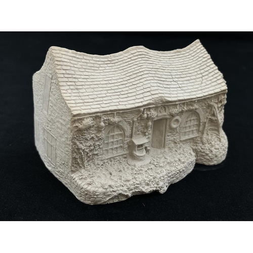 93 - A Bossons Cottage unpainted clay prototype with certificate of authenticity - approx. 8cm high x 13c... 