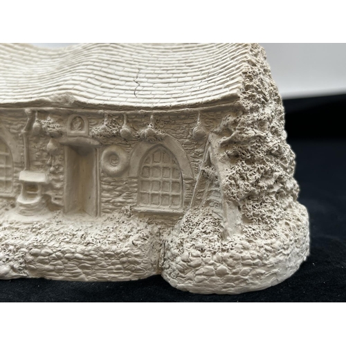 93 - A Bossons Cottage unpainted clay prototype with certificate of authenticity - approx. 8cm high x 13c... 