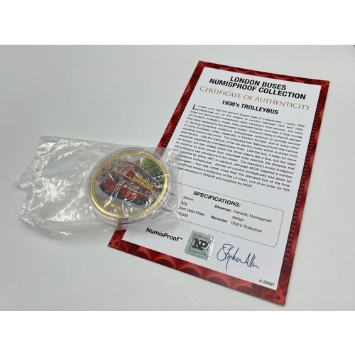 1237 - Five collector's coins to include the Royal Mint George & the Dragon 2013 UK £20 fine silver coin, L... 