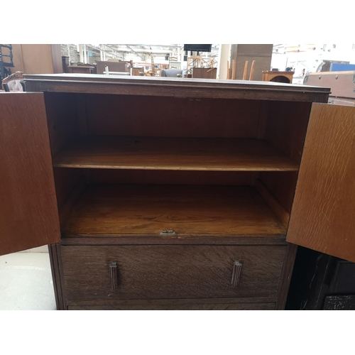 476 - Six pieces of furniture to include mid 20th century painted pine two door bookcase, mahogany three t... 