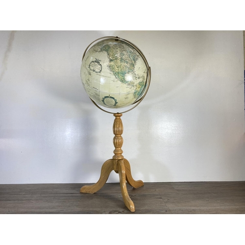 350M - A Replogle World Classic Series 16 inch diameter globe - approx. 93cm high