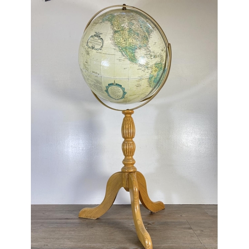 350M - A Replogle World Classic Series 16 inch diameter globe - approx. 93cm high