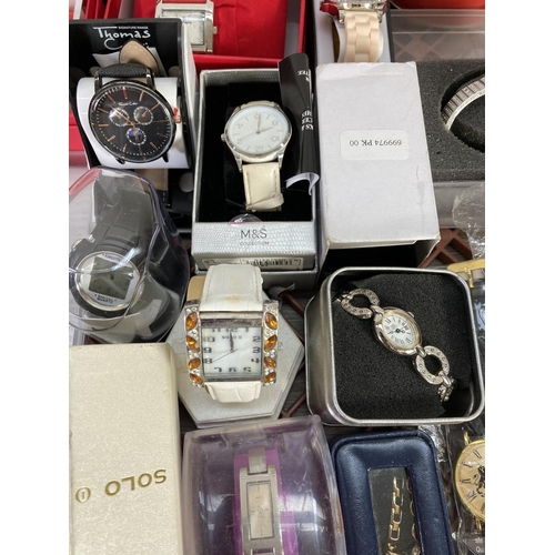 288 - A collection of assorted wristwatches to include Gilera, Accurist, Sekonda etc.