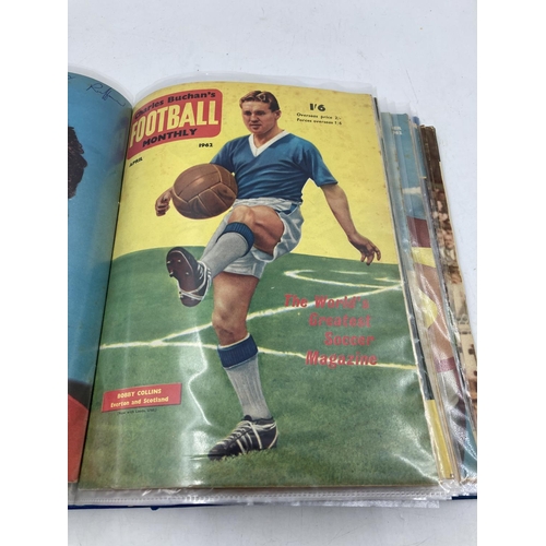 298 - A collection of vintage Charles Buchan's Football Monthly magazines ranging from 1959 to 1965