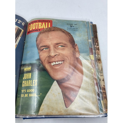 298 - A collection of vintage Charles Buchan's Football Monthly magazines ranging from 1959 to 1965