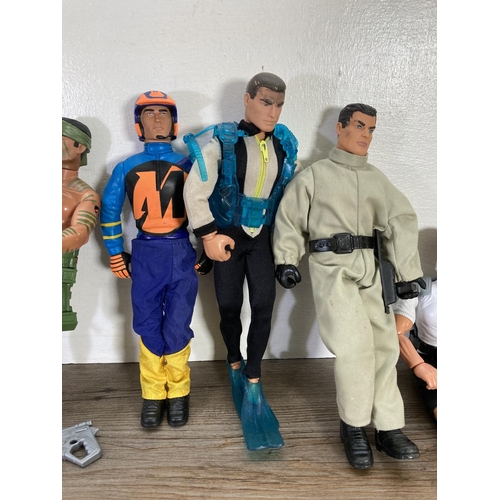 111 - Eight Action Man figurines