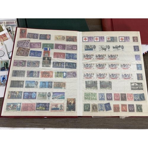 168 - A large collection of First Day Covers to include British Film Greats, Royal National Rose Society, ... 