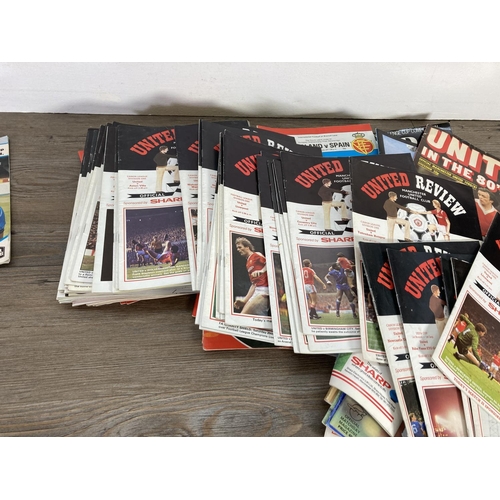 169 - A collection of vintage football ephemera to include Nottingham Forrest 1980 EUFA programme Manchest... 