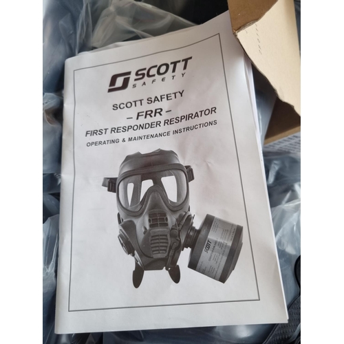 Twelve Scott Safety First Responder respirators