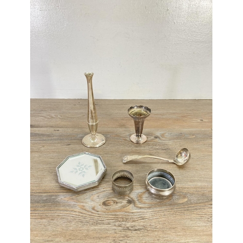 94 - A collection of silver plated ware