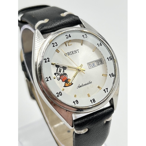 Mickey mouse automatic watch hotsell