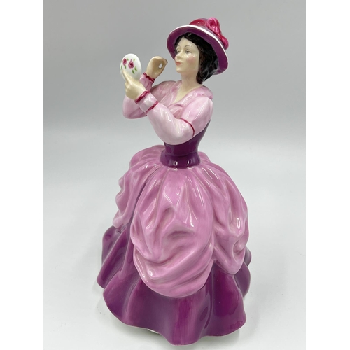 43 - Two Royal Doulton figurines, Lady Pamela HN2718 and Top O' the Hill HN1834