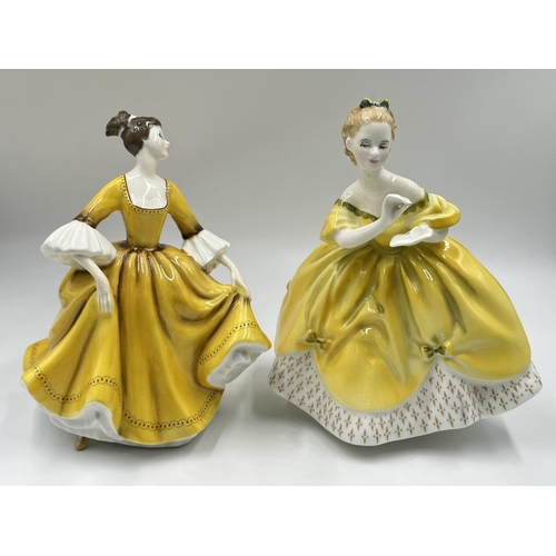 45 - Two Royal Doulton figurines, The Last Waltz HN2315 and Stephanie HN2807