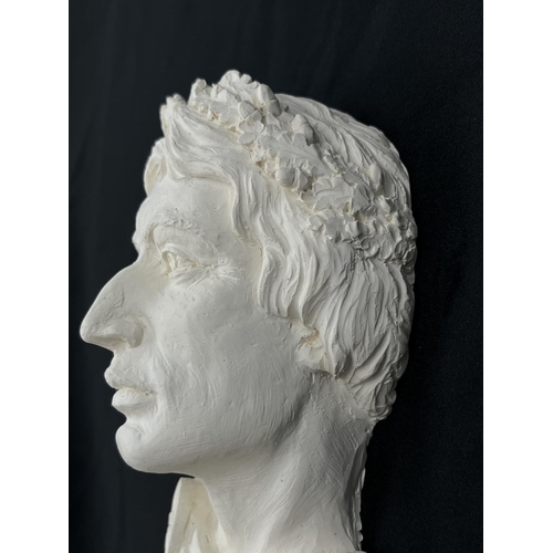 70 - A Bossons Alexander The Great unpainted unproduced prototype chalkware head wall mask with certifica... 