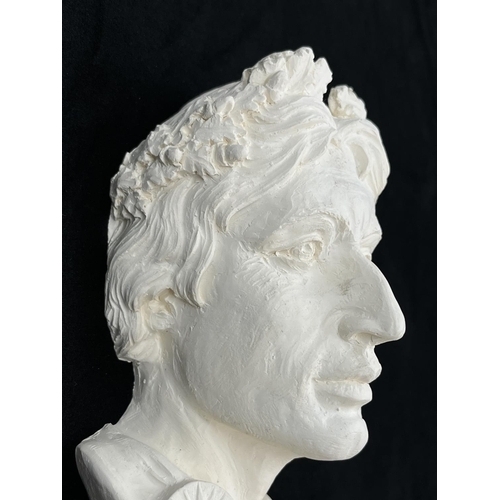 70 - A Bossons Alexander The Great unpainted unproduced prototype chalkware head wall mask with certifica... 