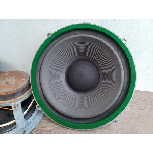 468 - Five items, two Kef B139 drivers, one Wharfedale 10