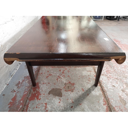 272 - A Trioh of Denmark teak rectangular coffee table - approx. 43cm high x 57cm wide x 159cm long