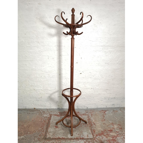 286 - A Thonet style bentwood coat stand - approx. 184cm