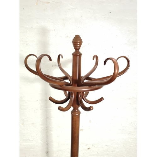 286 - A Thonet style bentwood coat stand - approx. 184cm