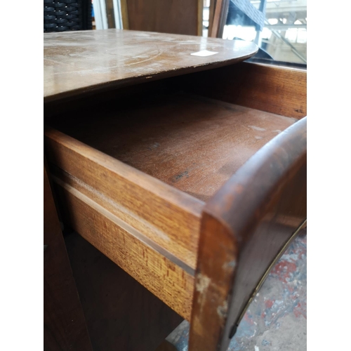 307 - A Beautility walnut cocktail sideboard - approx. 80cm high x 148cm wide x 46cm deep