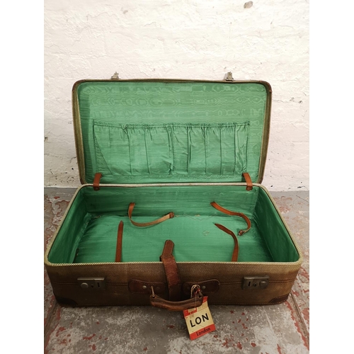 317 - Four vintage travel trunks