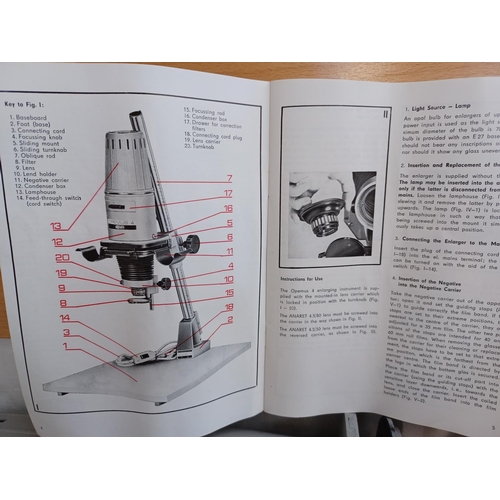 446 - A cased Meopta Opemus 4 enlarger