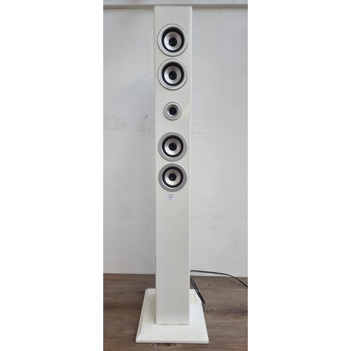 473 - An Itek iRise five way tower speaker with iPod dock